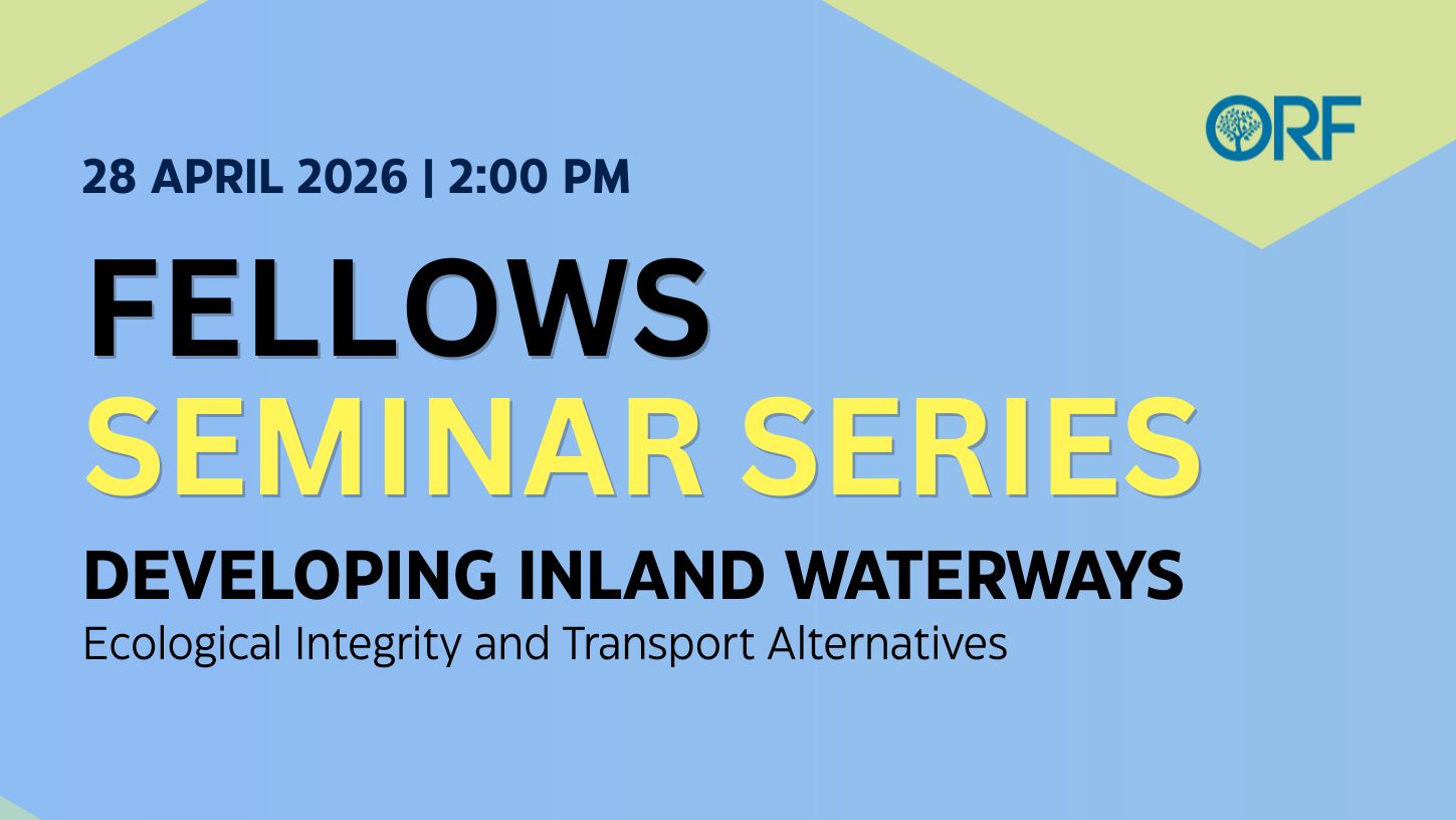 Fellows Seminar Series | Developing Inland Waterways: Ecological Integrity and Transport Alternatives  